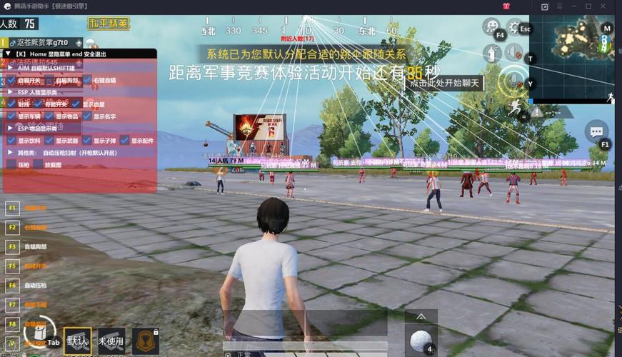 和平精英辅助【AI内核】方框透视 骨骼显示 人物射线 手持武器 触摸自瞄